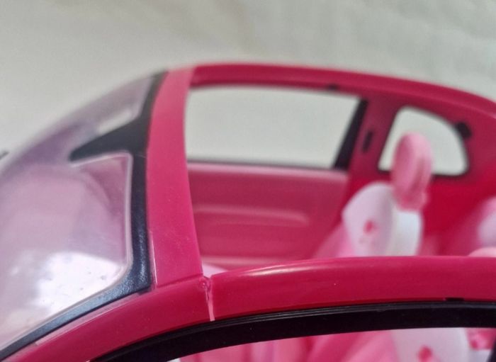 Voiture Barbie Mattel Fiat 500 Rose 2012 - photo numéro 6