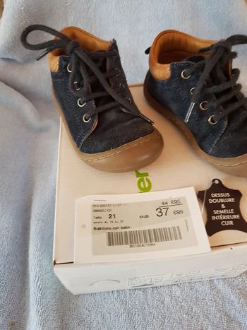 Chaussures bébé Taille 21 bleu verbaudet