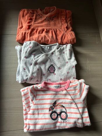 Lot 3 pyjama 12 mois
