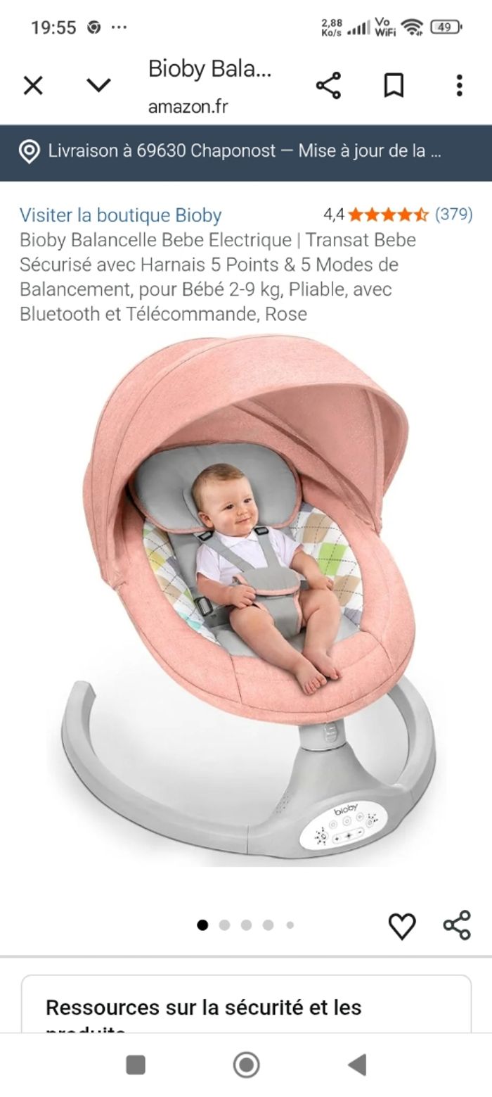 Balancelle bioby neuf