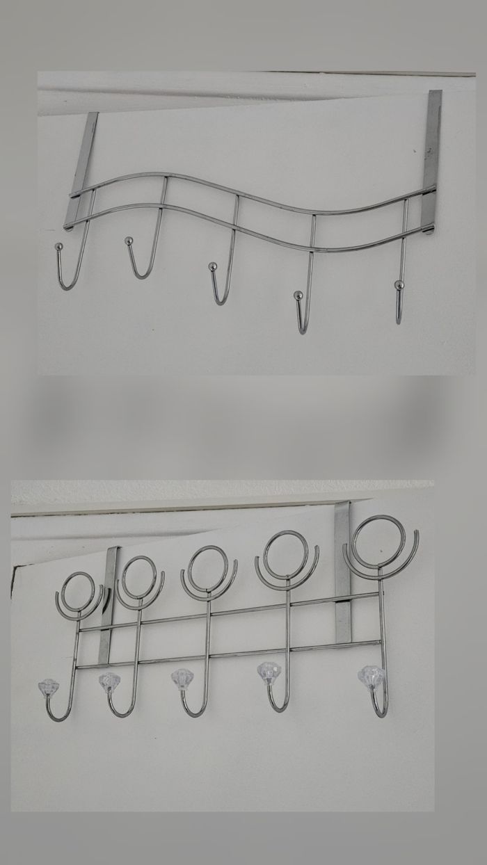 2 portes manteaux sans perçage