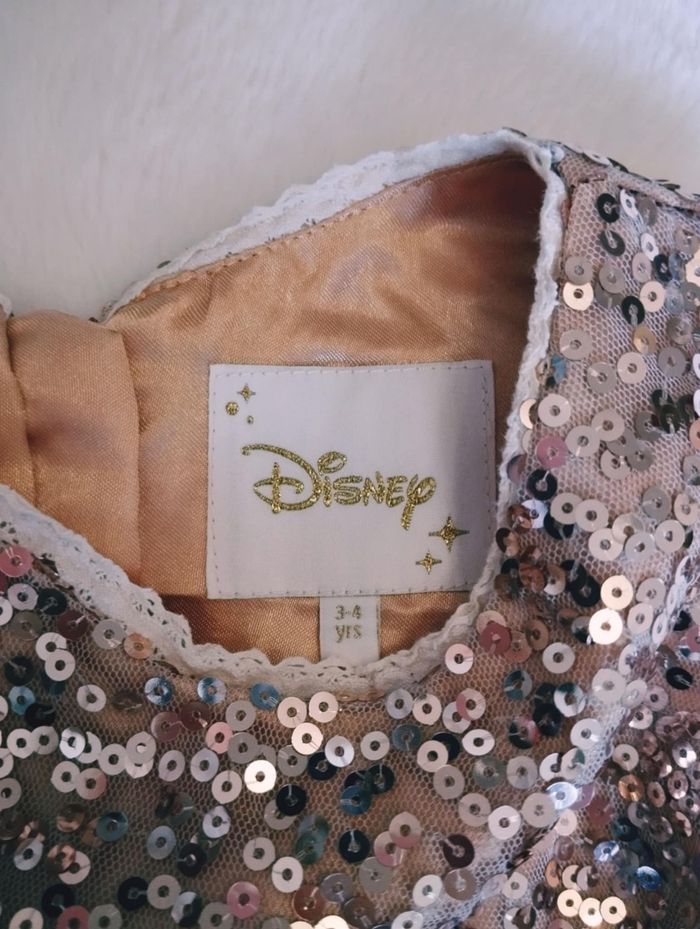 Robe Disney belle sequins 3/4 ans store fêtes fashion - photo numéro 3