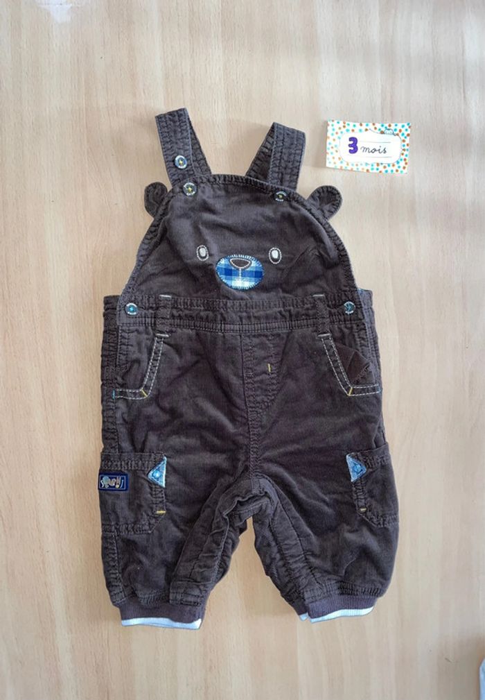 Salopette velours Sergent Major 3 mois