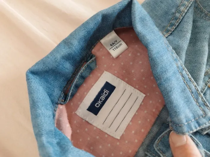 Veste en jean 6ans - photo numéro 4