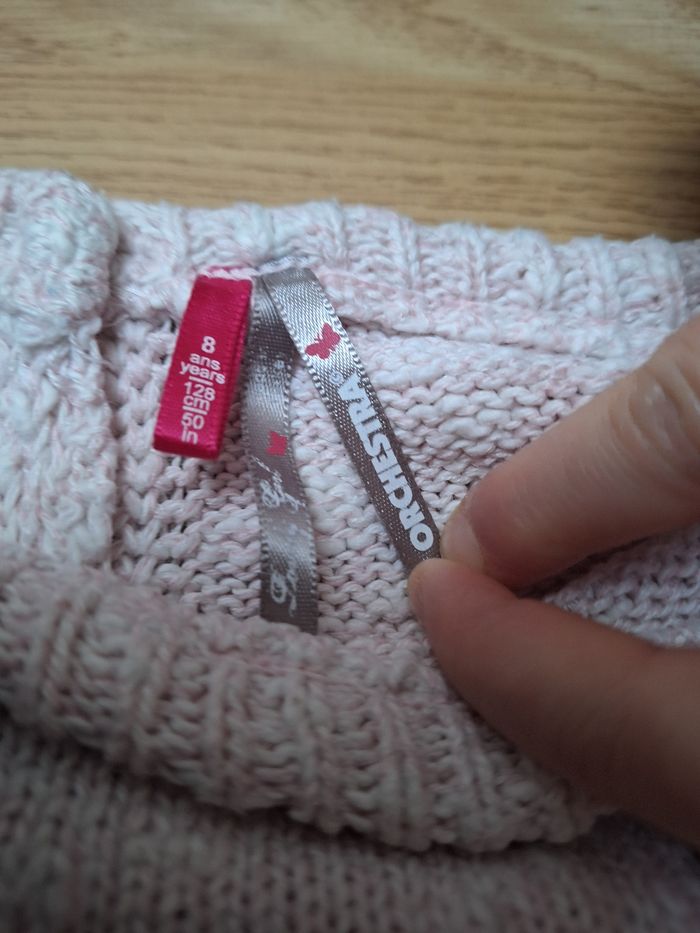 Pull ORCHESTRA 8 ans rose - photo numéro 3