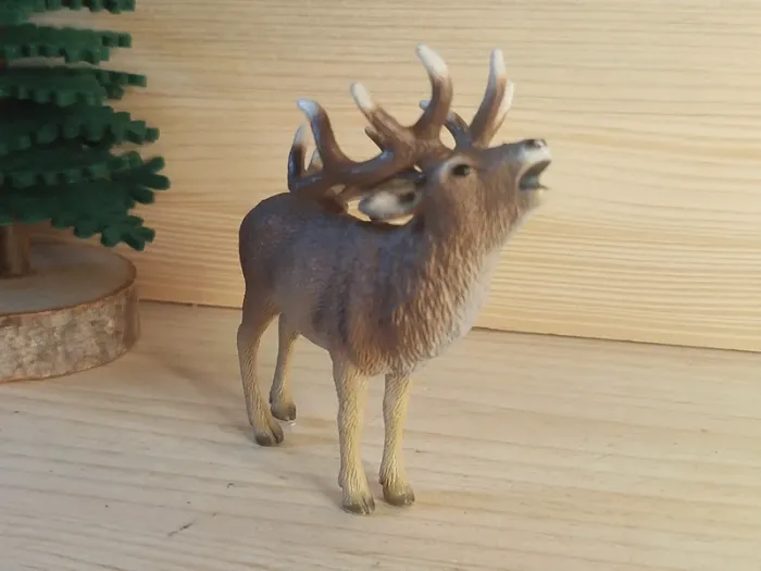 Schleich cerf qui brame Figurine animal de la forêt - photo numéro 2