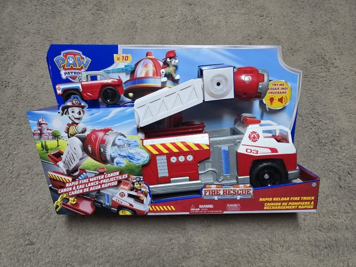 Camion de pompier deluxe et figurine Marcus - Fire Rescue La Pat Patrouille - photo numéro 8