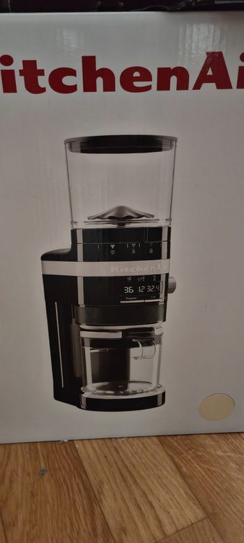 Grinder broyeur Moulin a café électrique Haut de gamme KitchenAid Rouge et crème