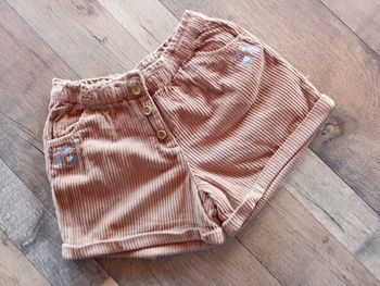Short en velours