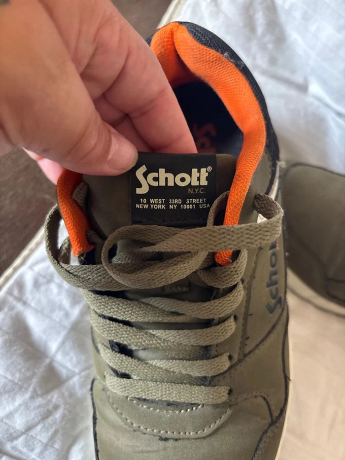Paire de basket taille 40 marque schott - photo numéro 3