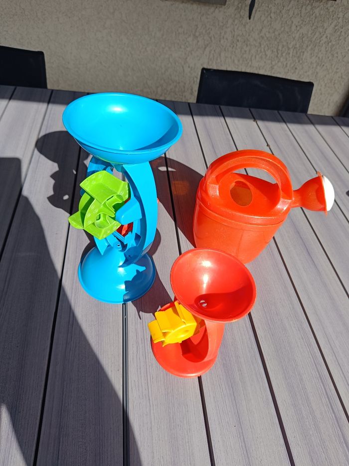 Jeux d'eau et de plage