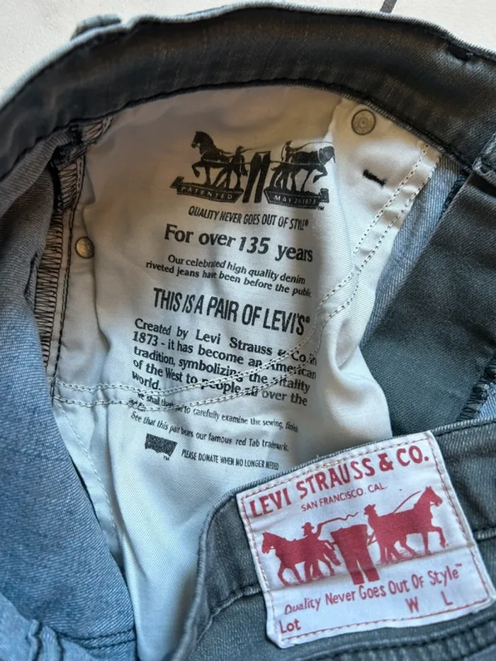 Jean noir Levi Strauss homme L 40/42 Tbe - photo numéro 3