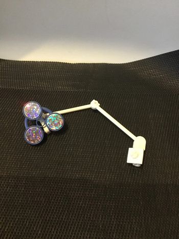 Playmobil éclairage spot lumière médical orientable + fixation clinique vétérinaire 4346