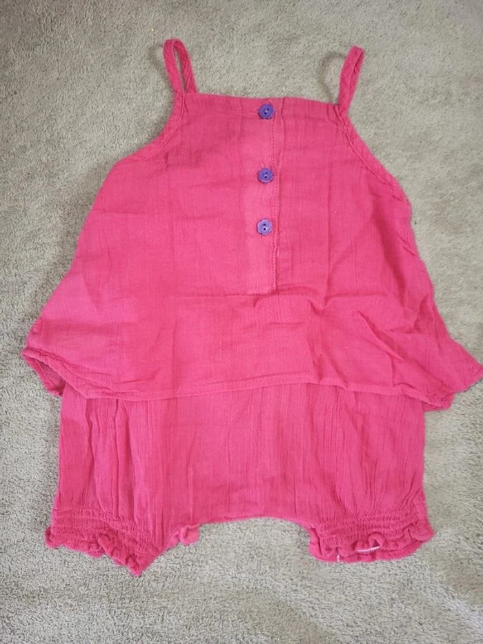 Combishort fille été 3 mois La Compagnie des Petits - photo numéro 3