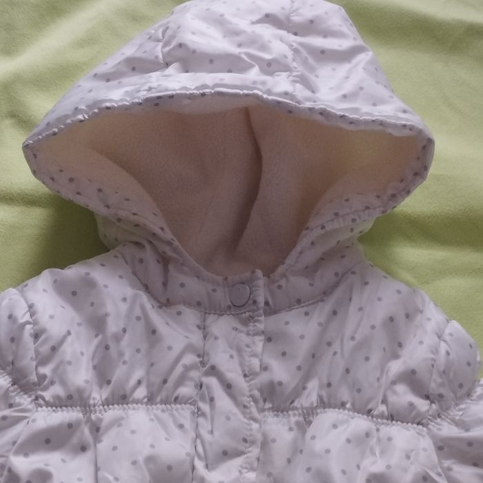 Manteau capuche fourré pour bébé 6mois - photo numéro 3