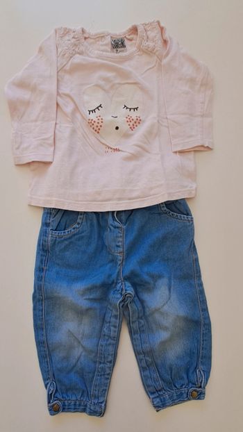 Ensemble fille 9 mois