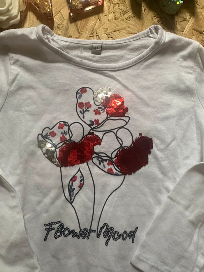 T-shirt Flower Mood pour enfant - photo numéro 3