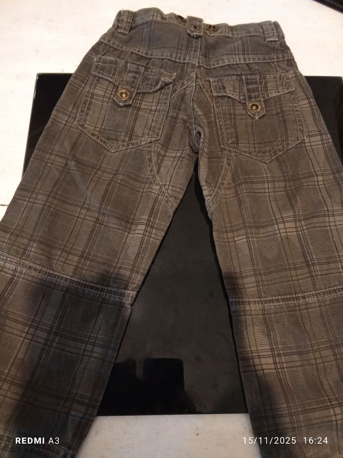 Pantalon à carreaux 3 ans - photo numéro 2