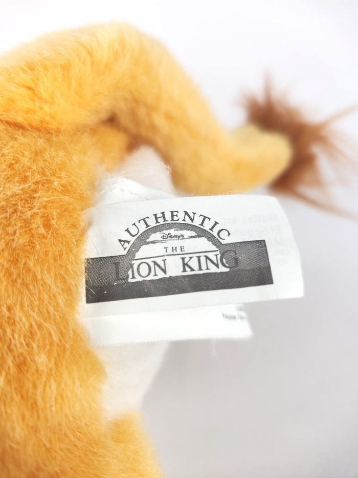 Peluche Simba Bébé Le Roi Lion - Mattel Disney Vintage 1994 - 20 cm - photo numéro 6