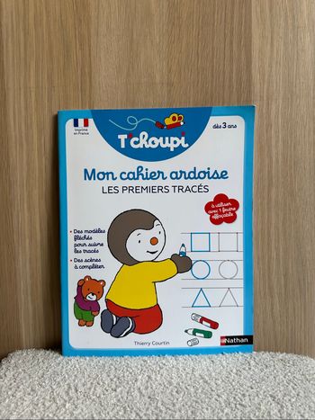Cahier t’choupi mes premiers tracés
