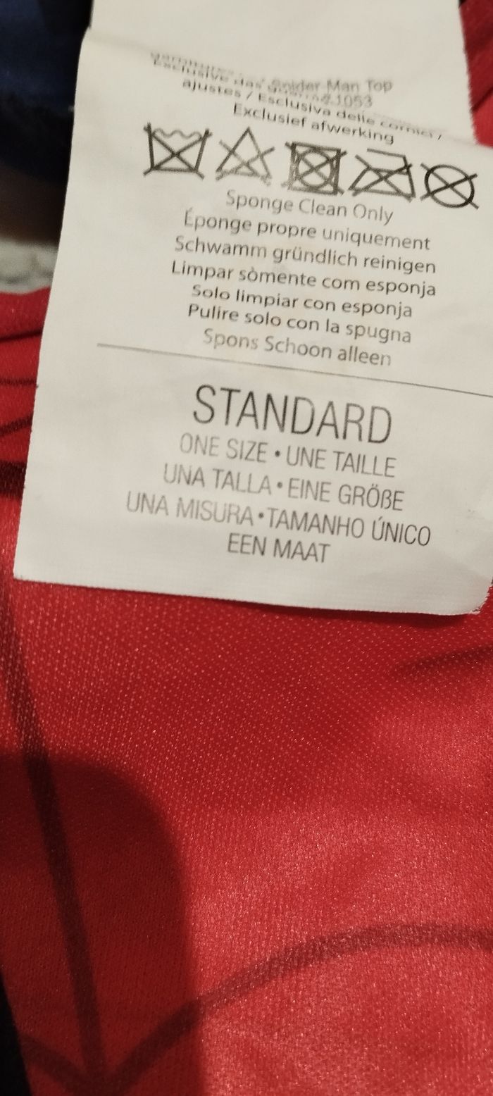 Haut de déguisement spiderman taille unique - photo numéro 2