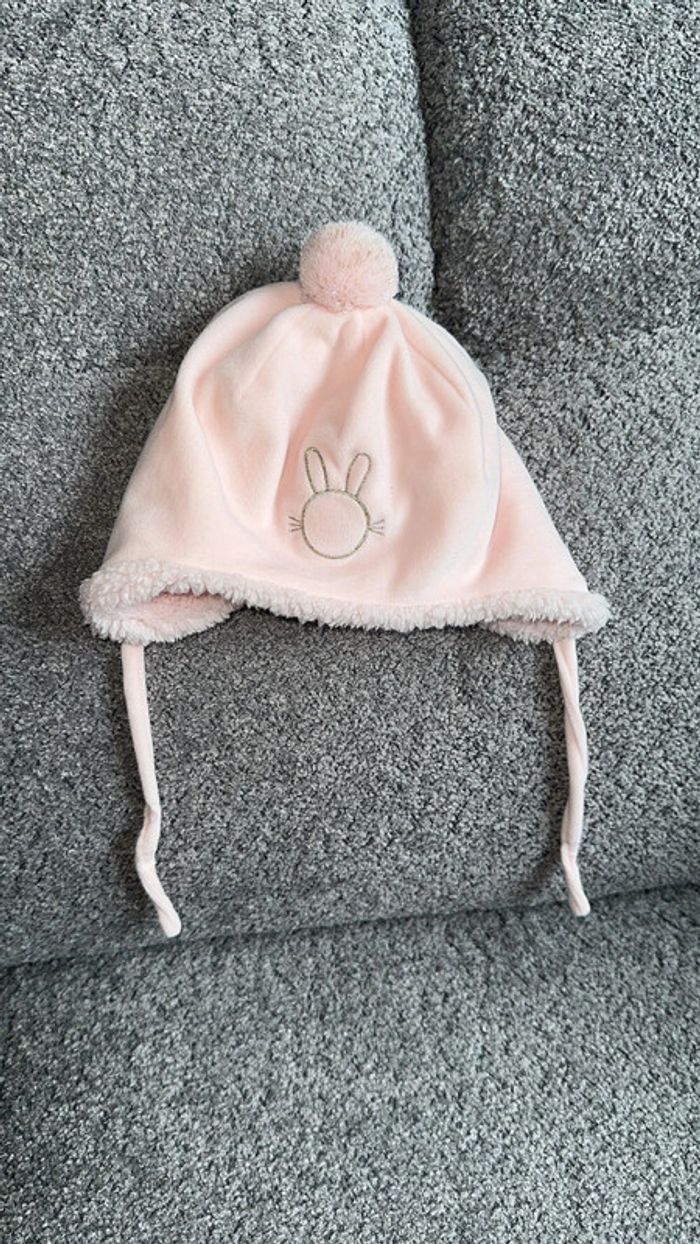 Bonnet rose pale Obaïbi