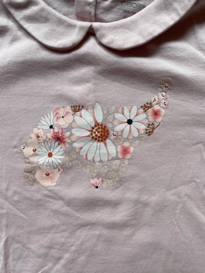 Tee shirt manches longues, fille, 3 ans - photo numéro 2