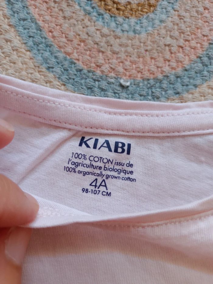 T-shirt rose family club 4 ans kiabi - photo numéro 2