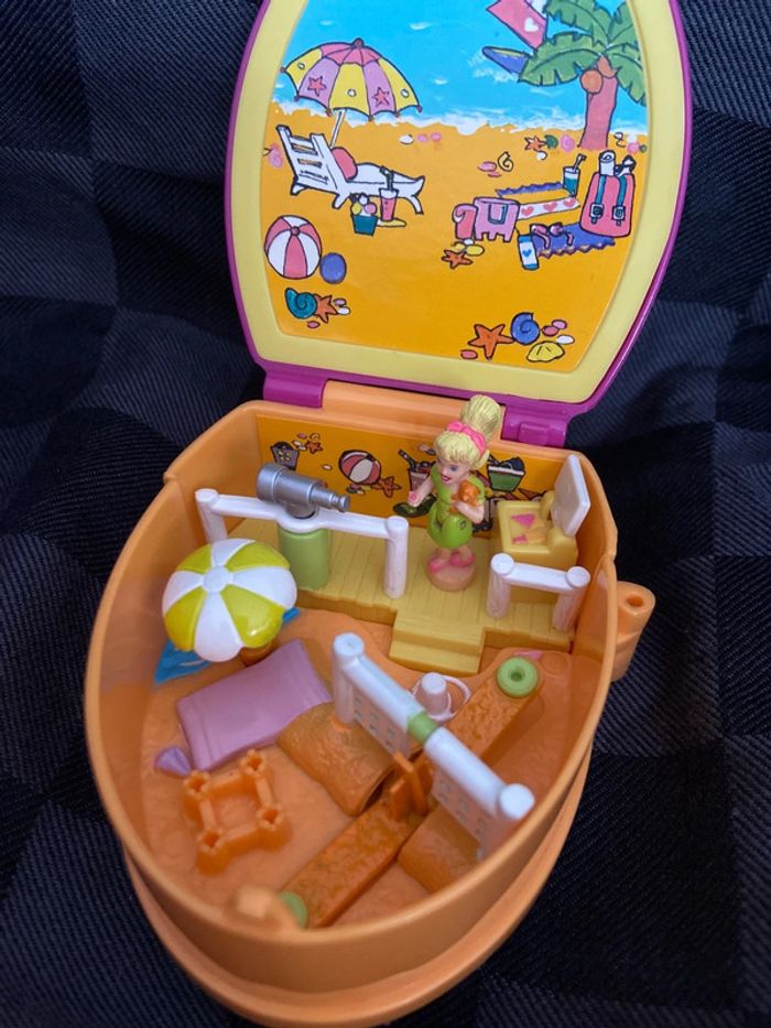 Polly pocket plage tronics clock - photo numéro 2