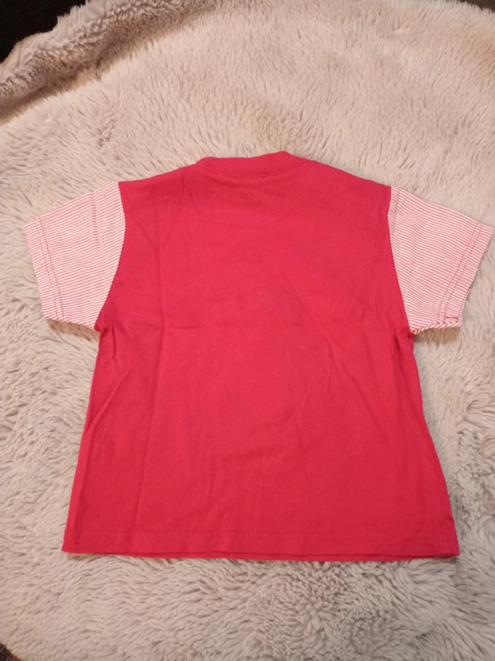 T-shirt rouge Catimini 12 mois - photo numéro 2