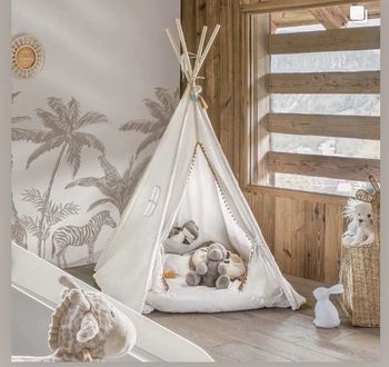 Tipi tente de jeu pour enfants 160 x 120 x 120 cm