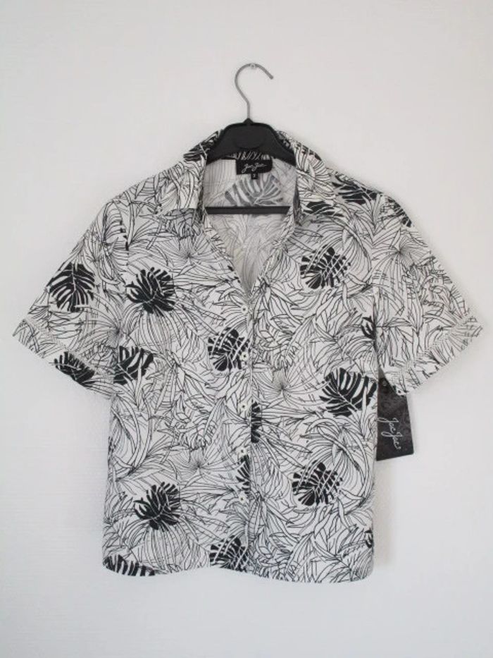 Chemise imprimé feuillage Jac Jac 40 NEUVE - photo numéro 7