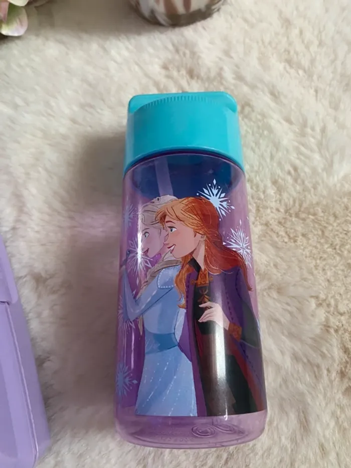 💜Set Lunch Box & Gourde Frozen II (Disney) TBE 💜 - photo numéro 2