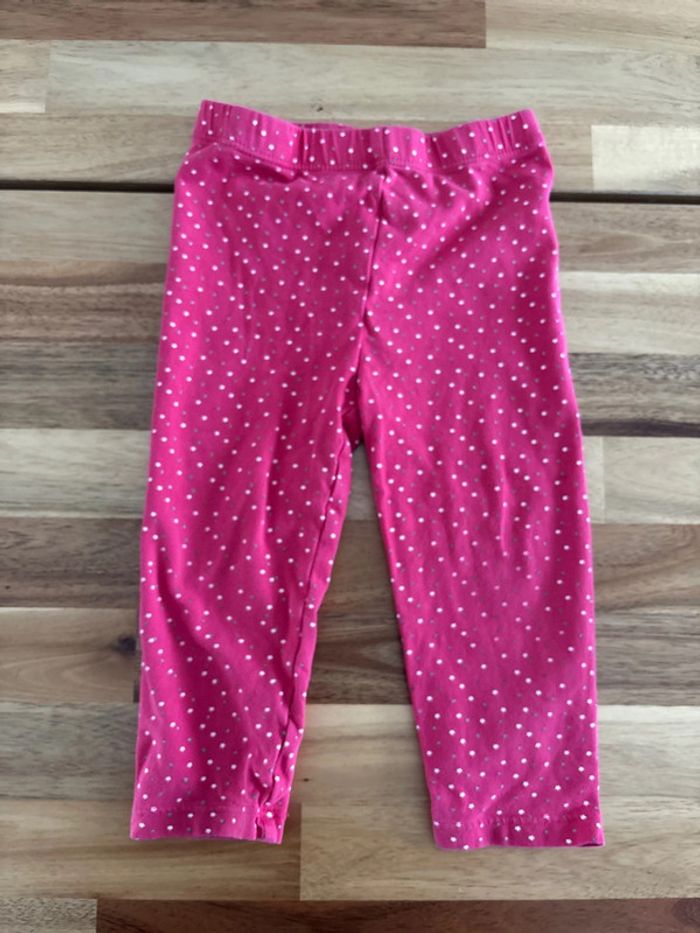 Legging rose étoiles