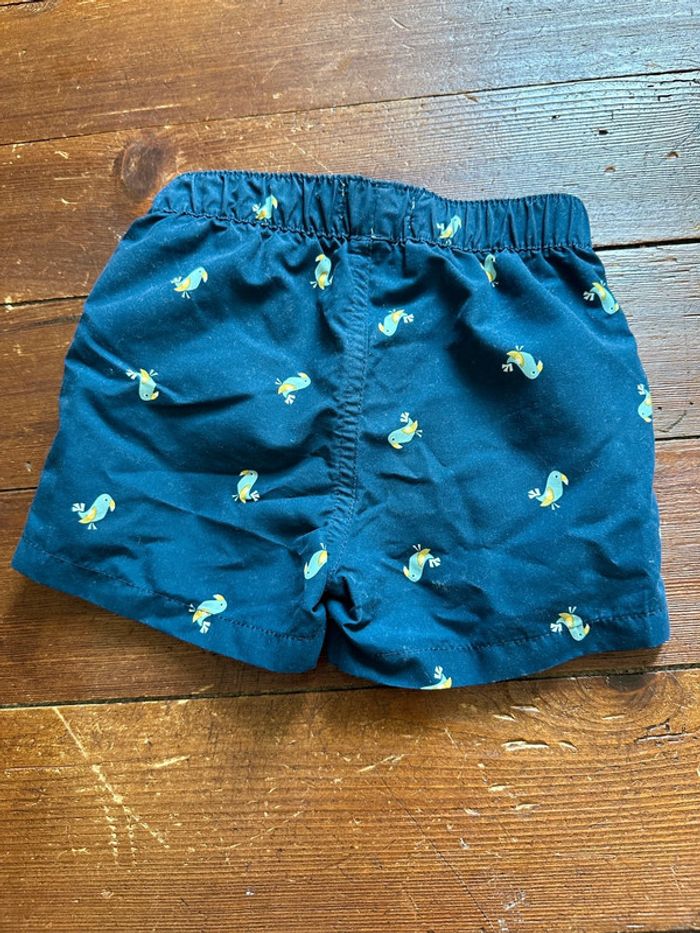Maillot de bain short La Redoute marine toucans 12 mois - photo numéro 2