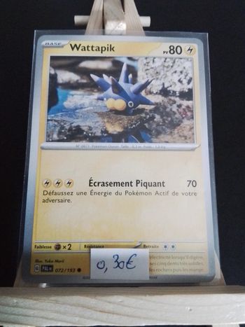 Carte Pokémon Wattapik 72/193