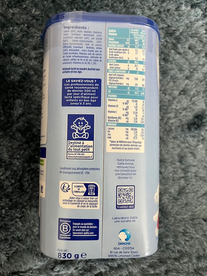 Lait en poudre pour bébé 4ème âge - photo numéro 3