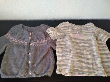 Gilet en laine fabrication maison
