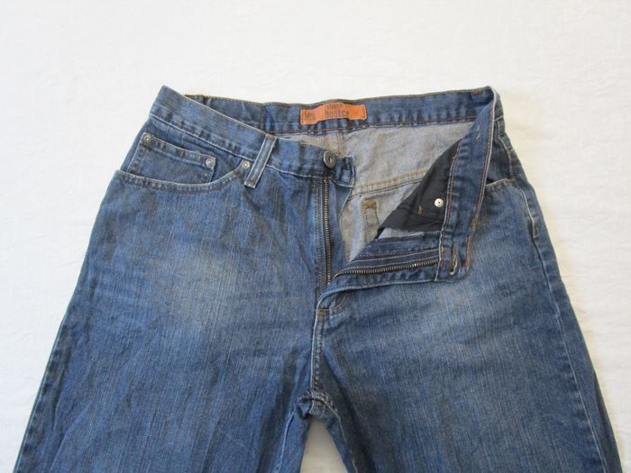 Jean femme LEE Dungarees coupe Bootcut Relaxed High Rise Taille 40 W30 L34 Bleu (J259) - photo numéro 4