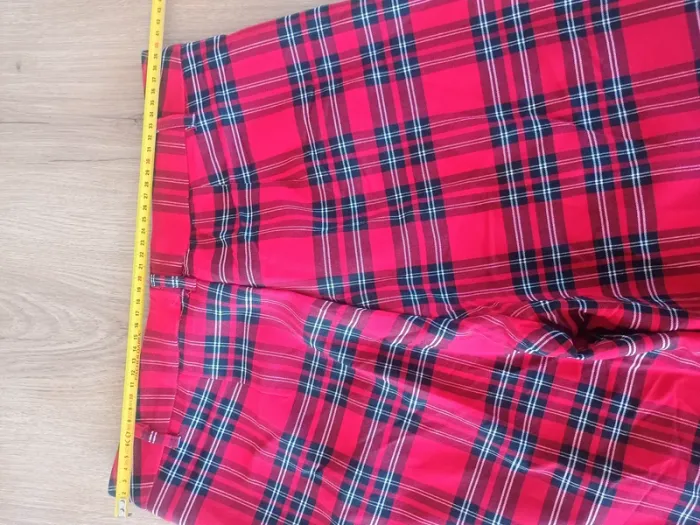 pantalon à carreaux coupe droite T42 - photo numéro 4