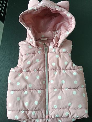 Veste sans manche matelassé 12 mois
