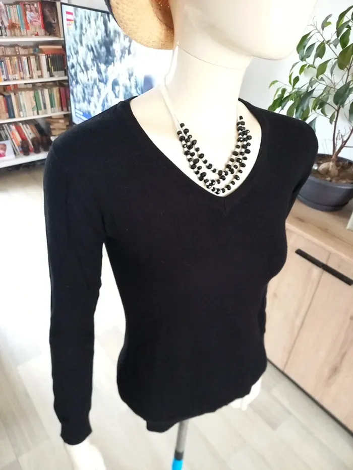 Pull noir femme S