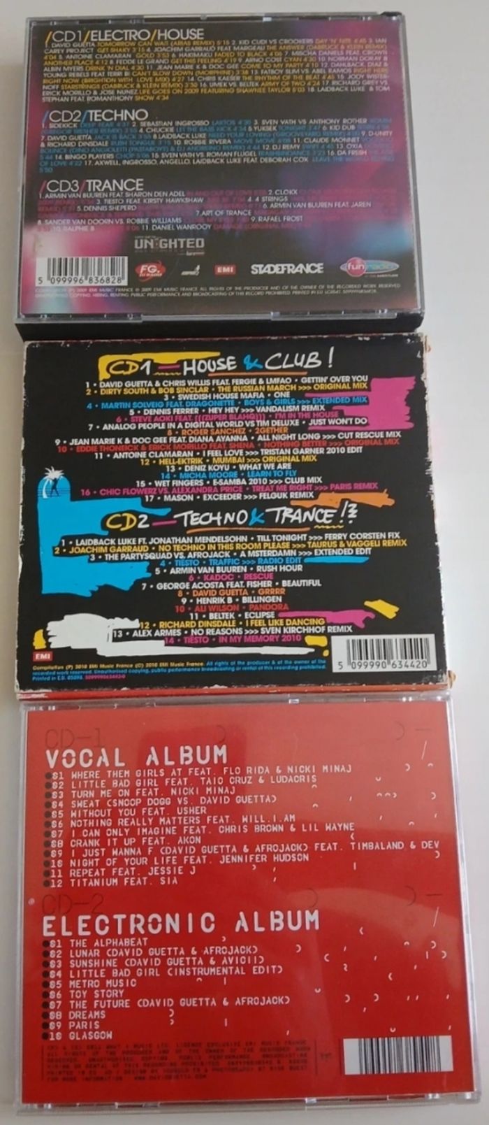 Lot de 3 CDS David Guetta - photo numéro 2