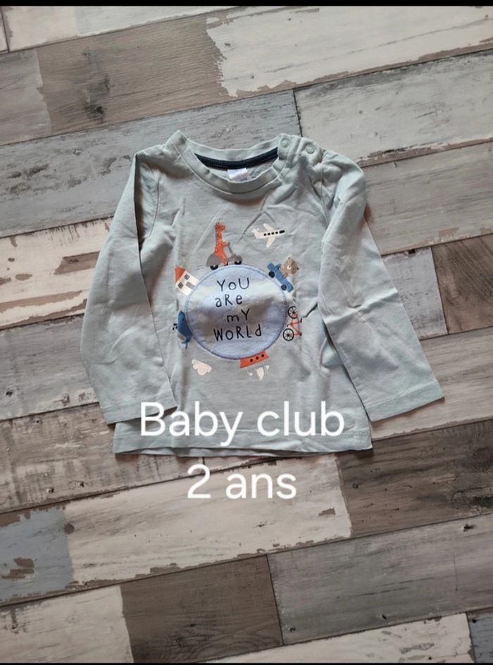 Tee-shirt "Baby club" 2ans