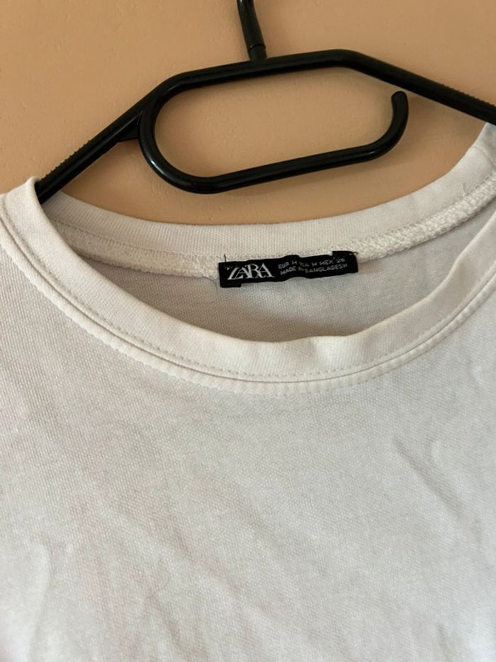 Tunique blanche femme Zara - photo numéro 2