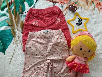 Lot de 2 pantalons 3 mois