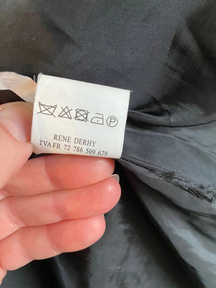 Manteau noir derhy taille L - photo numéro 9