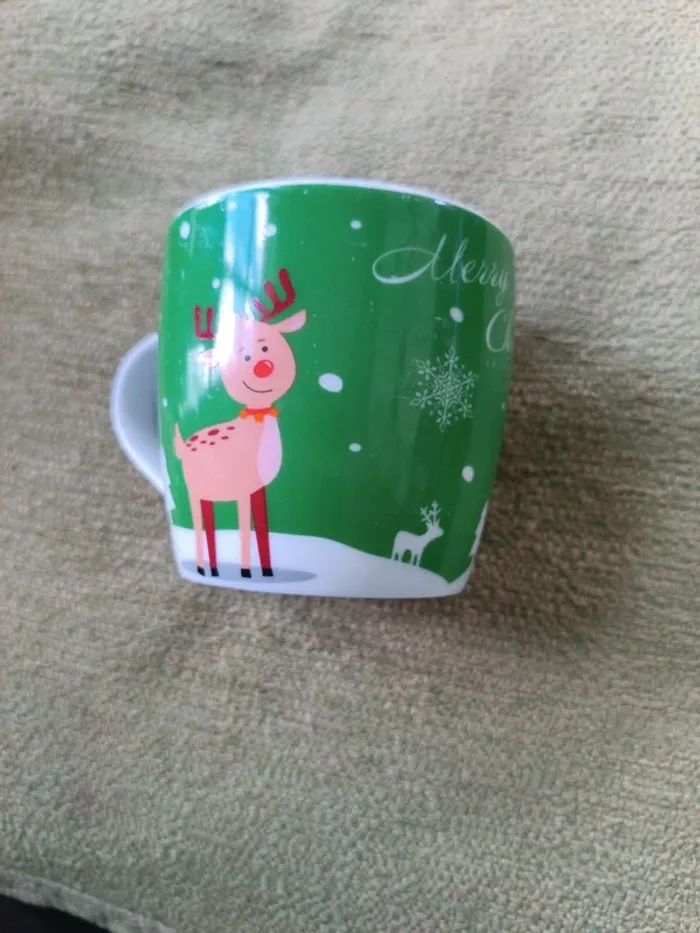 Mug de Noël vert Fizzy 8.5 cm. - photo numéro 2