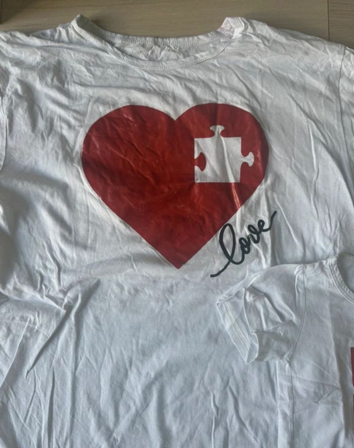 T-shirt matchy - taille XL femme et taille 18 mois enfant - photo numéro 3