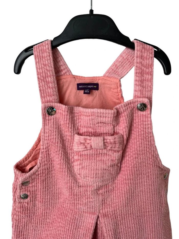 Robe-salopette rose en velours côtelé - Sergent Major 5 ans (110cm) - photo numéro 2